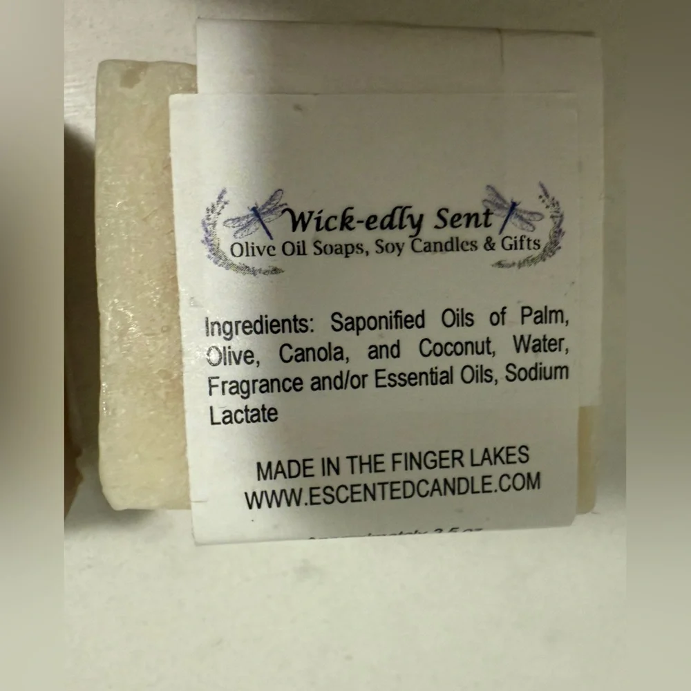 Set of 2 Kids Handmade Olive Oil Bar Soaps